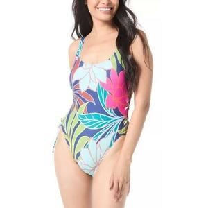 Vince Camuto Women's Multicolor Tropical-Print One-Piece Swimsuit 6